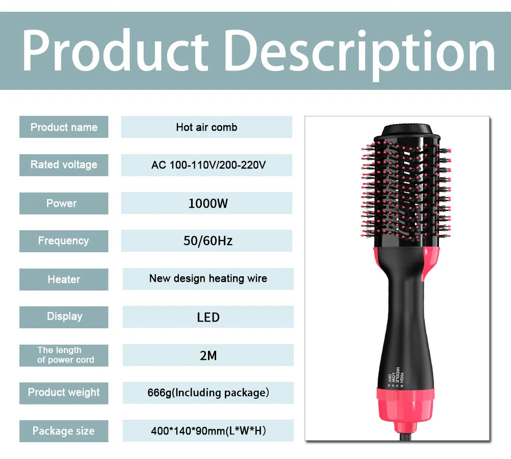 TILLY'S™ 3 IN 1 Hot Air Brush