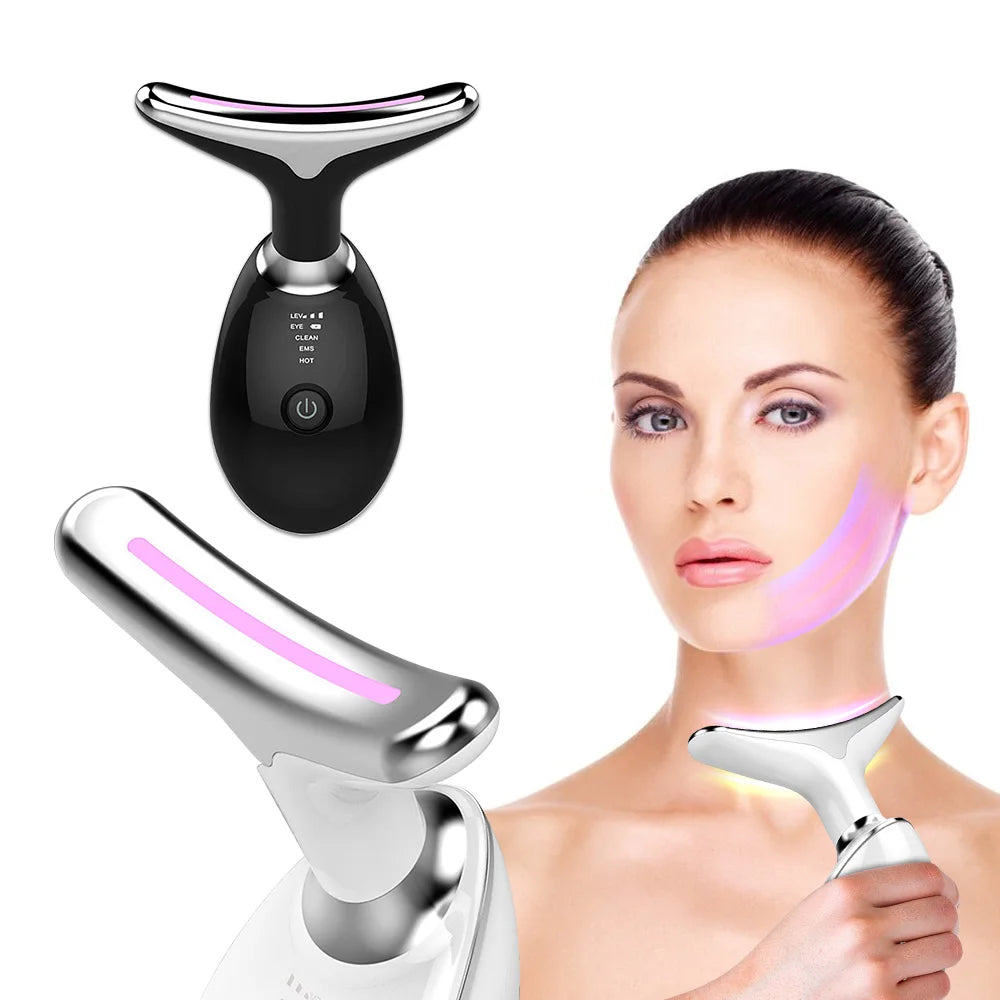 FacialLift™ – EMS Red Light Therapy Face & Neck Massager
