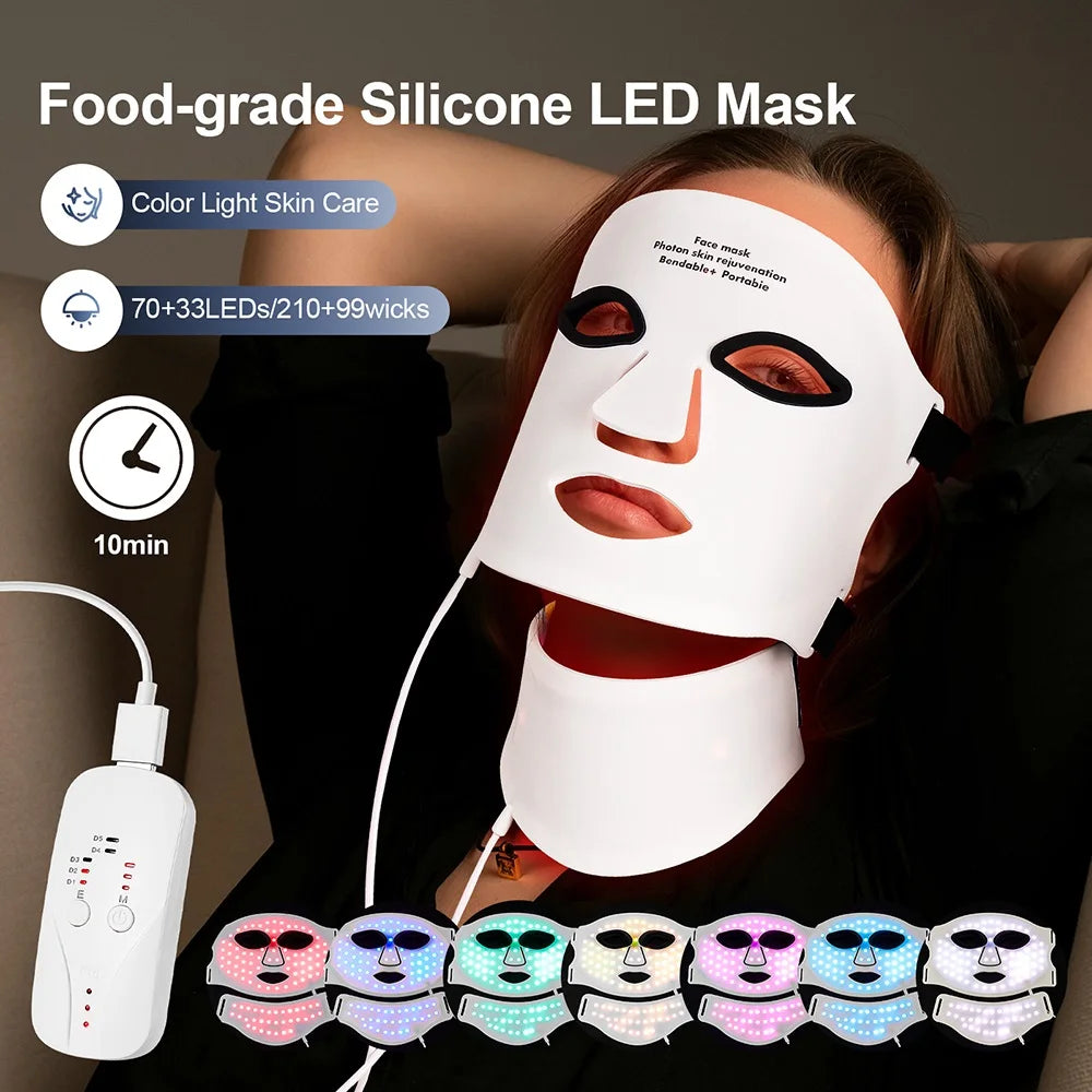 AuraBeam™ Face & Neck LED Mask