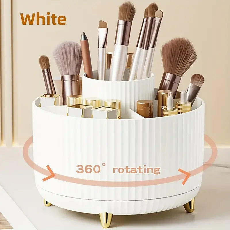 GlamSpin™ 360° Rotating Makeup Brush Organize