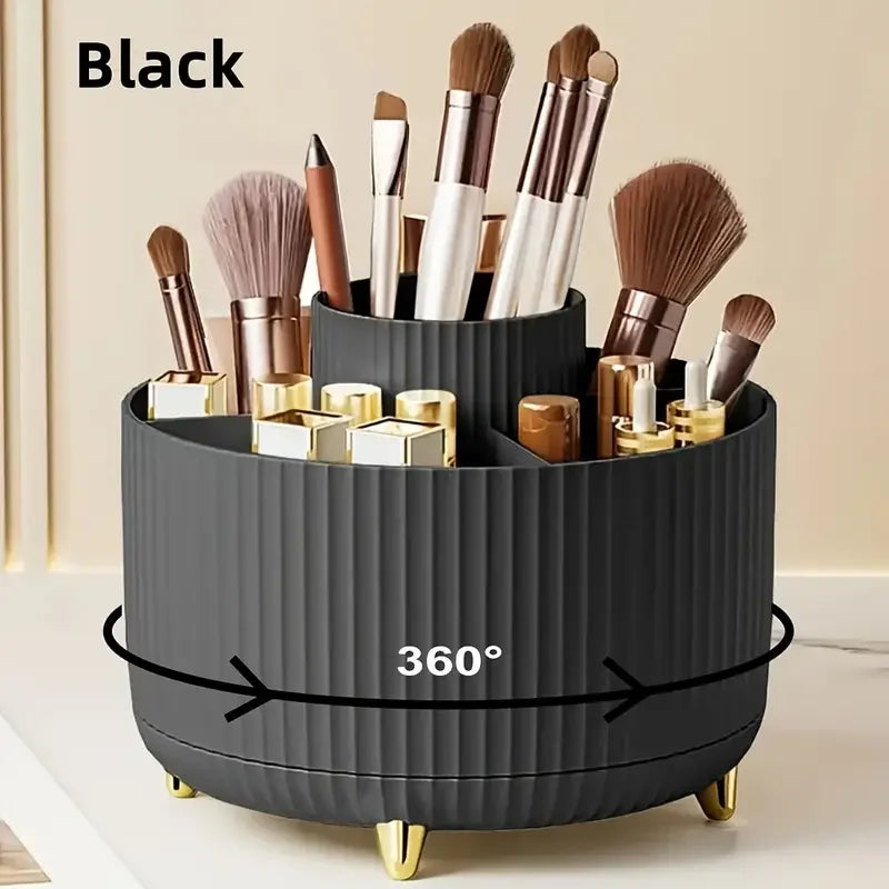 GlamSpin™ 360° Rotating Makeup Brush Organize