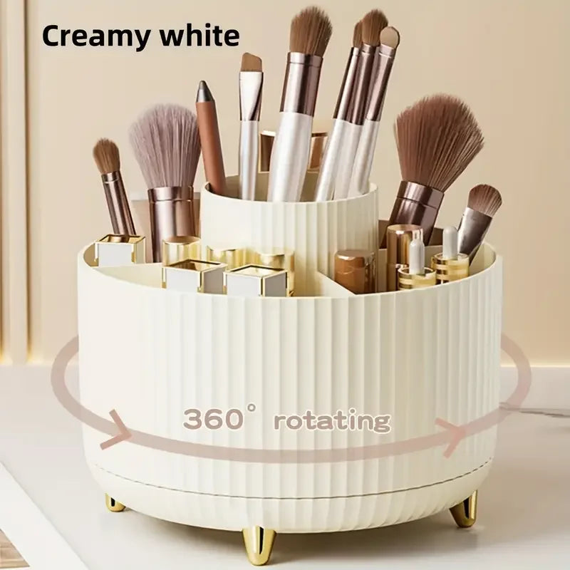 GlamSpin™ 360° Rotating Makeup Brush Organize