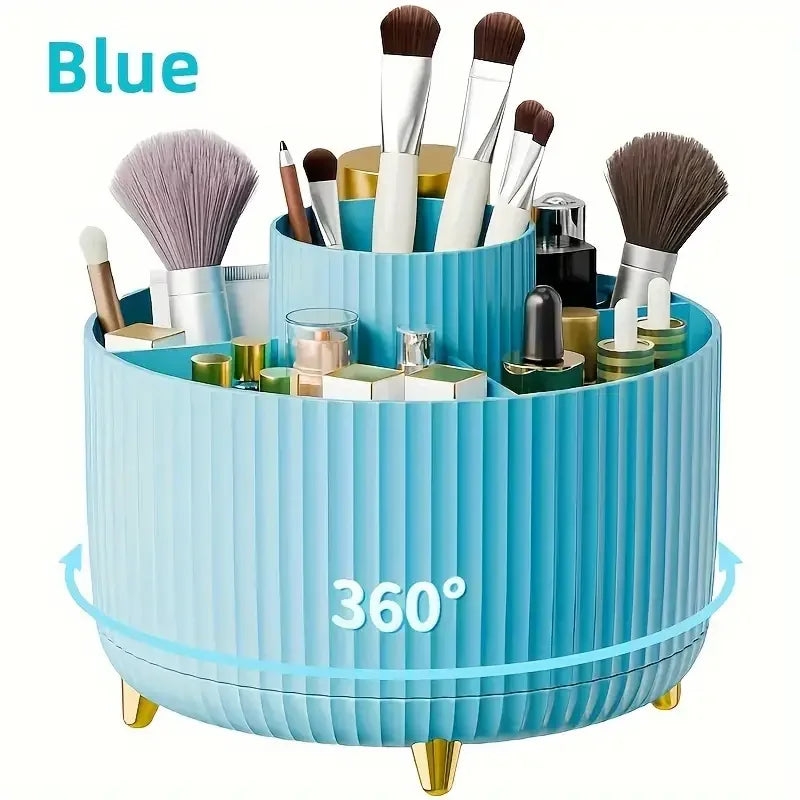 GlamSpin™ 360° Rotating Makeup Brush Organize