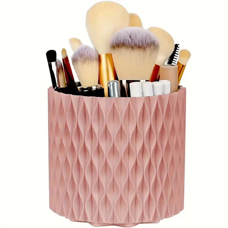 GlamSpin™ 360° Rotating Makeup Brush Organize