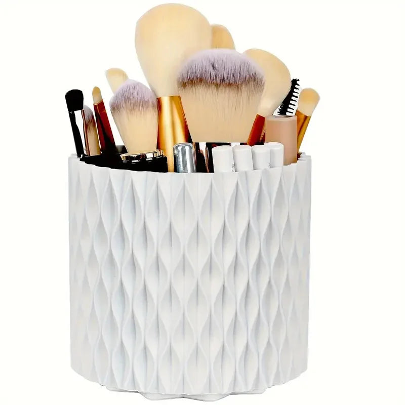GlamSpin™ 360° Rotating Makeup Brush Organize