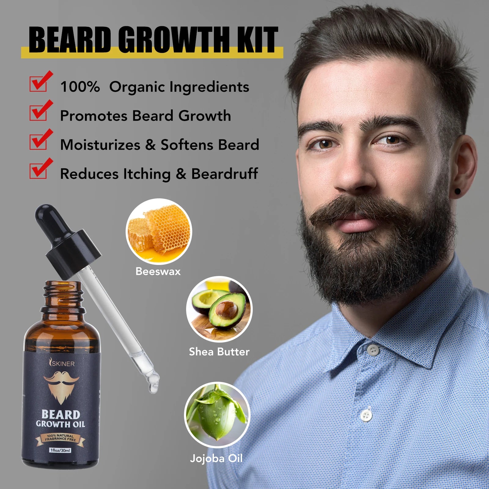 The ultimate Beard Growth Kit