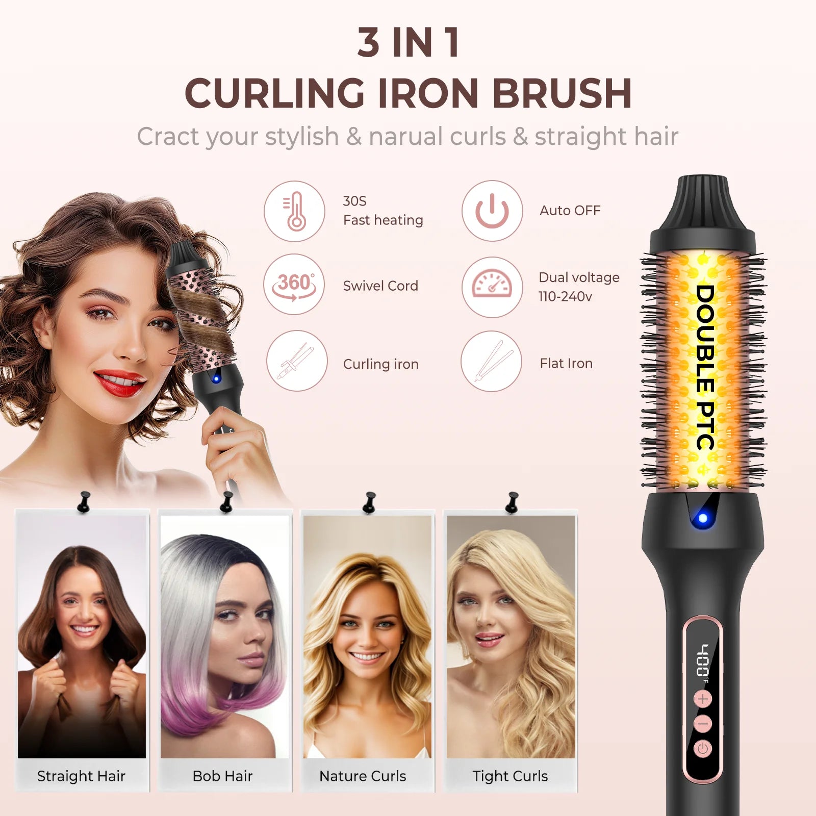Volumizing Hot Curling Brush